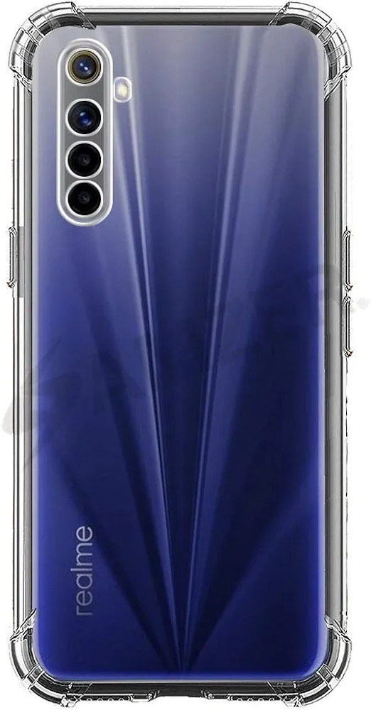 Силіконовий чохол Shockproof для Realme 6 (закрита камера)