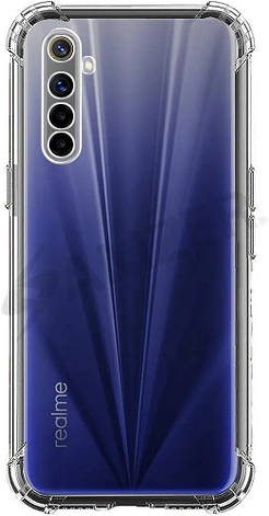 Силіконовий чохол Shockproof для Realme 6 (закрита камера), фото 1