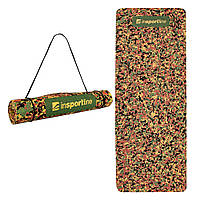 Гімнастичний килимок inSPORTline Camu 173x61x0,4 cm - коричневий камуфляж
