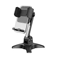 Тримач-підставка для телефона Hoco HD3 Joy push-type desktop stand Black