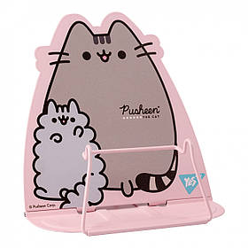 Підставка для книг фігурна Yes Pusheen металева 165x170x160 мм, рожева (470515)