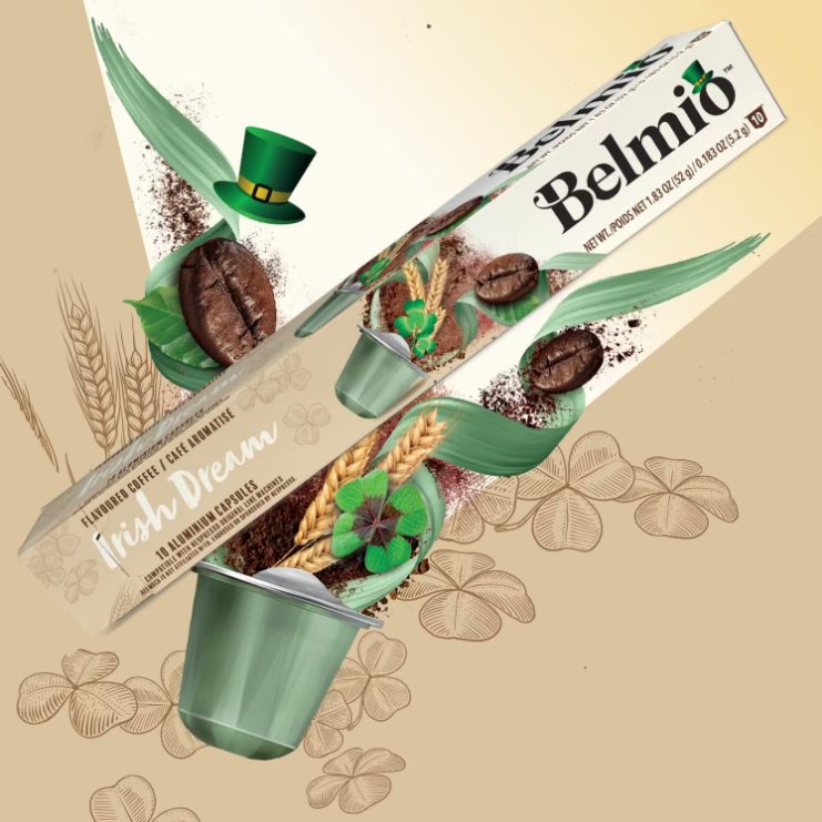Кава в капсулах Nespresso Belmio Irish Dream 10 капсул