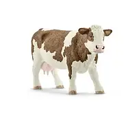 Schleich Фермерский мир Симментальская корова статуэтка 13801 (7067967)