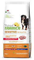 Корм Natural Trainer Dog Sensitive No Gluten Adult Medium Maxi With Rabbit сухой монопротеино MD, код: 8451300