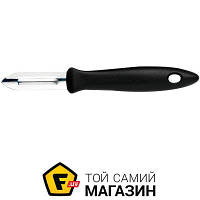 Овощечистка Fiskars Кухонный нож Essential для чистки овощей 6 см Black (1023786) нержавеющая сталь,