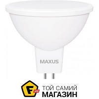 Светодиодная лампа Maxus MR16 5W, 3000K, GU5.3 (1-LED-713)