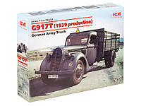 Сборная модель Немецкий армейский грузовик G917T (1939 production) (ICM 35413) 1:35