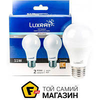 Светодиодная лампа Luxray Лампа светодиодная 2 шт./уп. 11 Вт A60 матовая E27 220 В 4200 К LXA-442-A60-2711