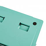 Підставка для книг з додатковими фіксаторами Yes Pusheen металева 170x210x190 мм, бірюзова (470517), фото 4