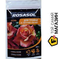 Rosasol Удобрение минеральное водорастворимое для роз и цветущих растений 200 г (осень)