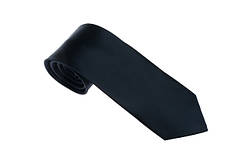 Темно-синій однотонна краватка