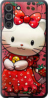 Силиконовый Чехол на Samsung Galaxy S21 FE hello kitty1