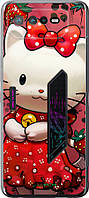 Силиконовый Чехол на Asus Rog Phone 6 hello kitty1