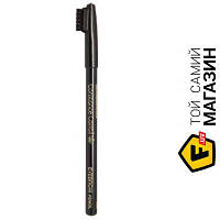 Олівець Constance Carroll Олівець для брів Constance Carroll Eyebrow pencil зі щіточкою 01 чорний 12 см,