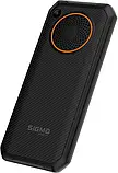 Телефон кнопочний з потужним акумулятором Sigma mobile X-style 310 Force чорно-оранжевий, фото 2