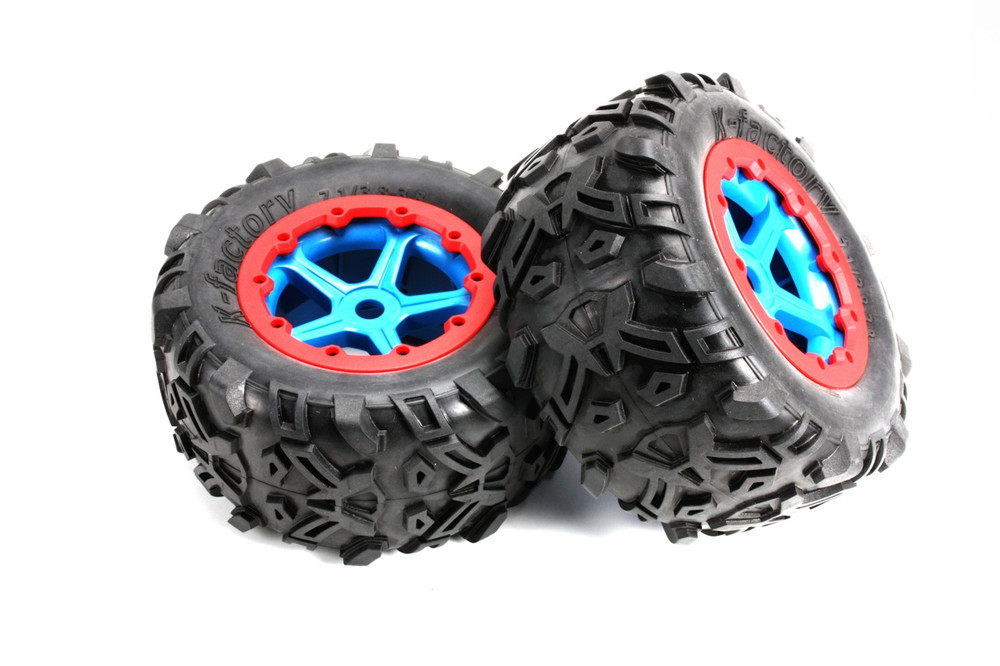 Team Magic E6 Mounted Tire 7.1" Size Pair, фото 1