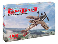 Збірна модель Німецький навчальний літак Bücker Bü 131B (ICM 32031) 1:32