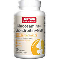 Препарат для суставов и связок Jarrow Formulas Glucosamine + Chondroitin + MSM, 120 капсул CN8246 PS