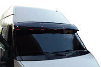 Козырек на лобовое стекло Ford Transit 2000-2014 (черный глянец, 5мм) cpf006
