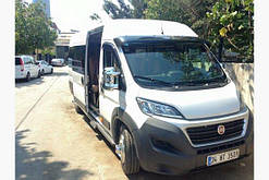 Козирок вітрового скла Fiat Ducato 2006- (чорний глянець, 5мм) cpf002