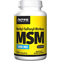 Препарат для суставов и связок Jarrow Formulas MSM 1000 mg, 120 таблеток CN11324 PS
