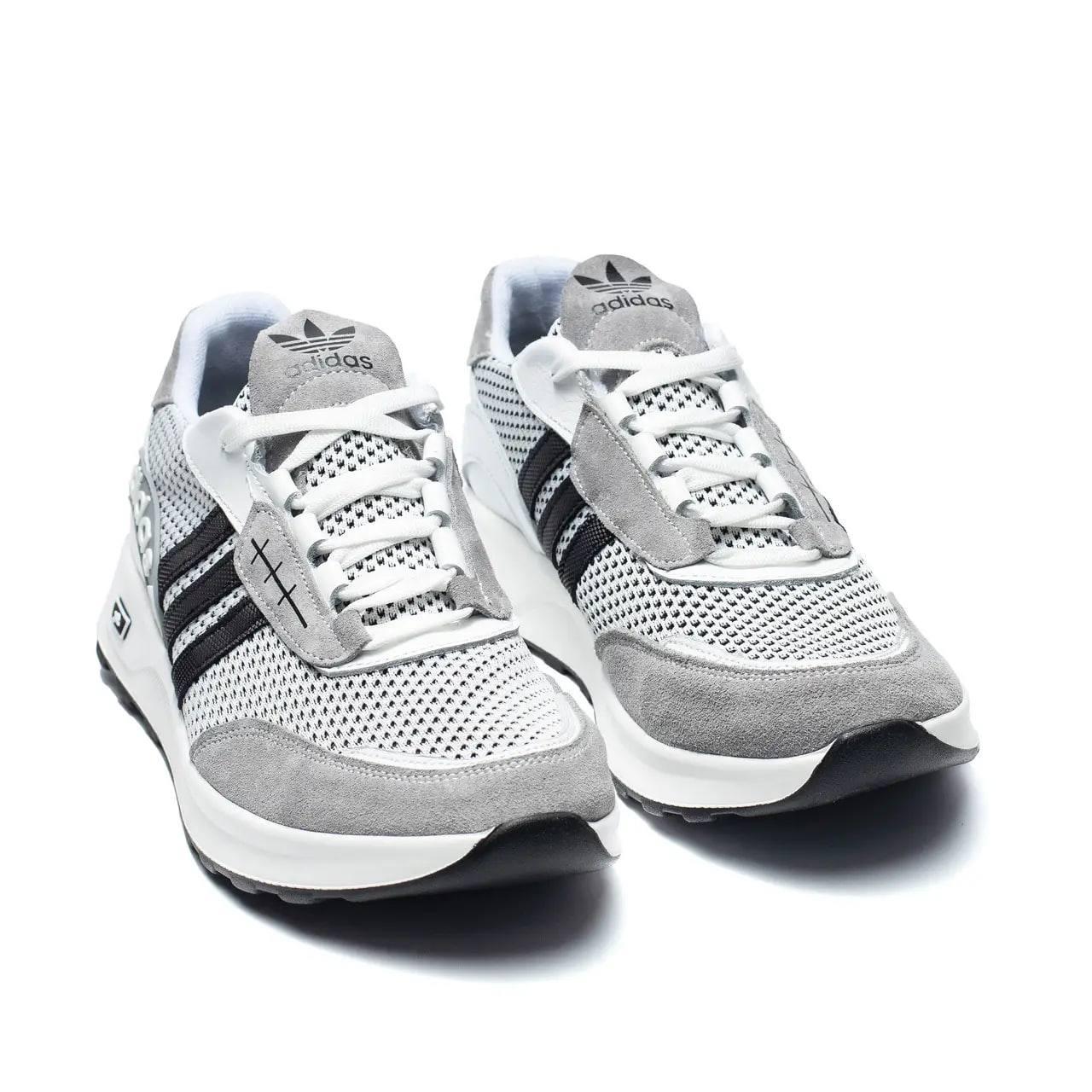 Чоловічі літні кросівки білі сітка adidas AL біл-ситка, фото 1