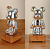 Світлодіодний Ведмідь 3D Феєрверк Нічник Різнобарвний Bearbrick, фото 5