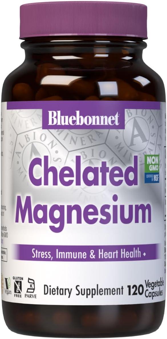 Bluebonnet Chelated Magnesium 120 капсул