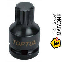 Торцевая головка Toptul Головка торцевая SPLINE ударная TOPTUL М14 L44мм 1/2" KADB1614S