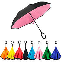 Зонт наоборот Umblerlla, раскладной, раскладной. BKA