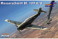 Сборная модель истребителя Messerschmitt Bf.109 A/B (Dora Wings 72011) 1:72