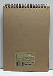 Блокнот на спіралі "KRAFT" 80 аркушів, клітинка / Записная книга / KF5180K / Vintage, фото 3