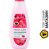 Fresh Juice крем-гель для душа litchi&raspberry 400мл (4823015936111)