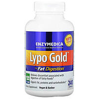 Натуральная добавка Enzymedica Lypo Gold, 240 капсул CN7659 VH
