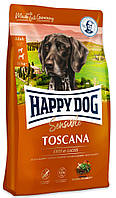 Сухой корм Happy Dog Sensible Toscana д/кастрированных собак и собак с избыточным весом с уткой и лососем, 12,