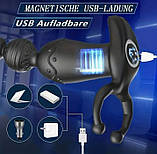 Насадка на пеніс для подвійного проникнення смарт керування, фото 4