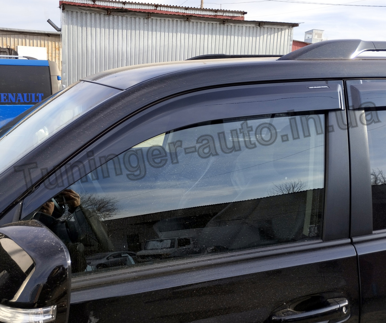 Дефлектори вікон (вітровики) Toyota LC Prado 150 2009-2023 (ATM/Тайван)