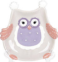 Набор 4 блюда "Owl Family" 18.9см керамика (десертные тарелки) BKA