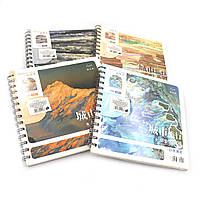 Скетчбук на спіралі "Пейзаж" 24K, 48Р, 19*19см, mix