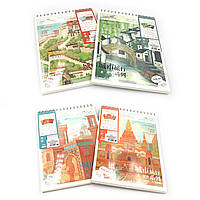 Скетчбук на спіралі "Старе місто" А4, 48Р, 21*29см, mix
