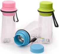 Пляшка для води Fissman Drink 500мл з фільтром, пластик BKA