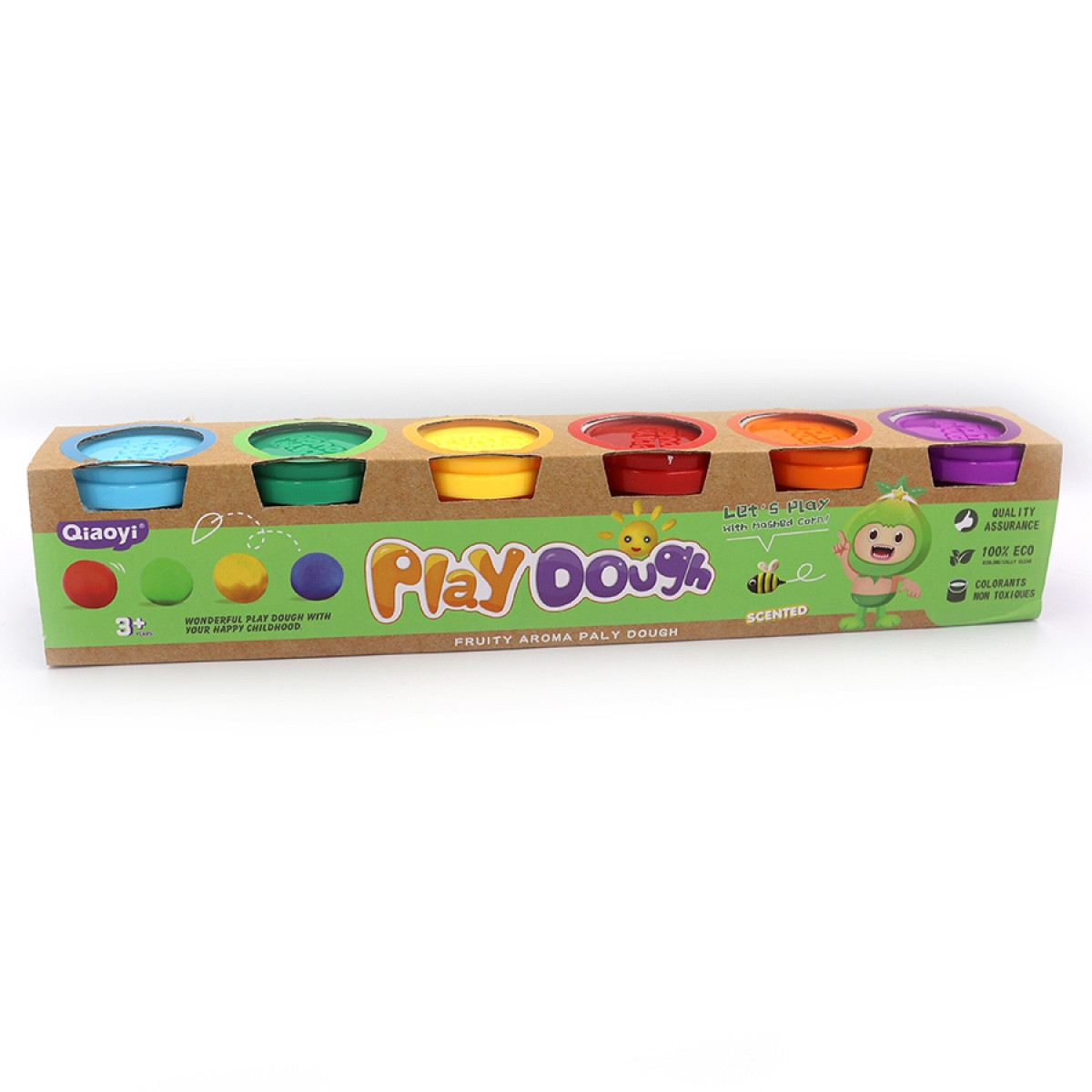 Тісто д/ліпки "Play Dough" 6кол., 516гр 1шт/етик