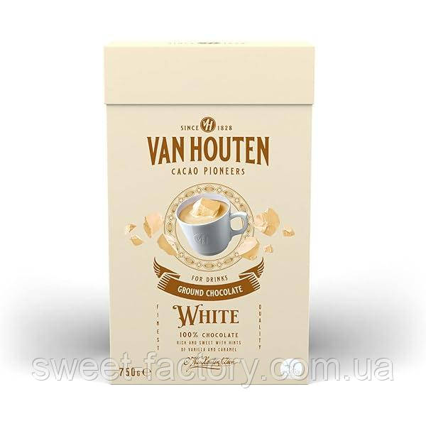Гарячий шоколад Van Houten Ground Chocolate White 750g