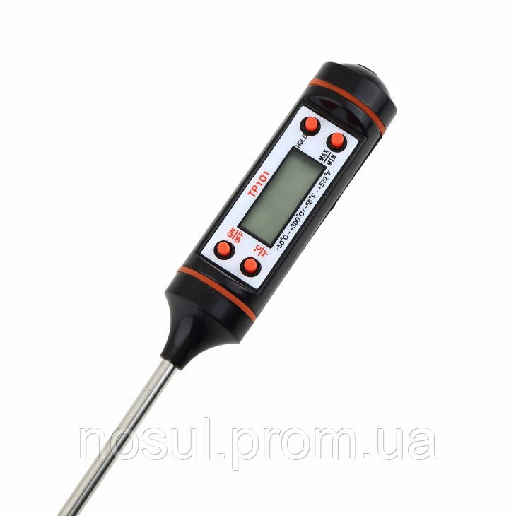 Термометр с щупом (гриль, барбекю, шашлык) для жидкости и мяса электронный - фото 3 - id-p396756722