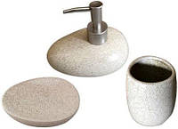 Набор аксессуаров "Loft" для ванной комнаты 3 предмета, керамика BKA
