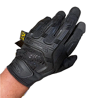 Тактические перчатки Mechanix M-Pact премиум черный, Перчатки военные