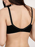 Чорний бюстгальтер для годуючих матусь на кісточці 75B, фото 6