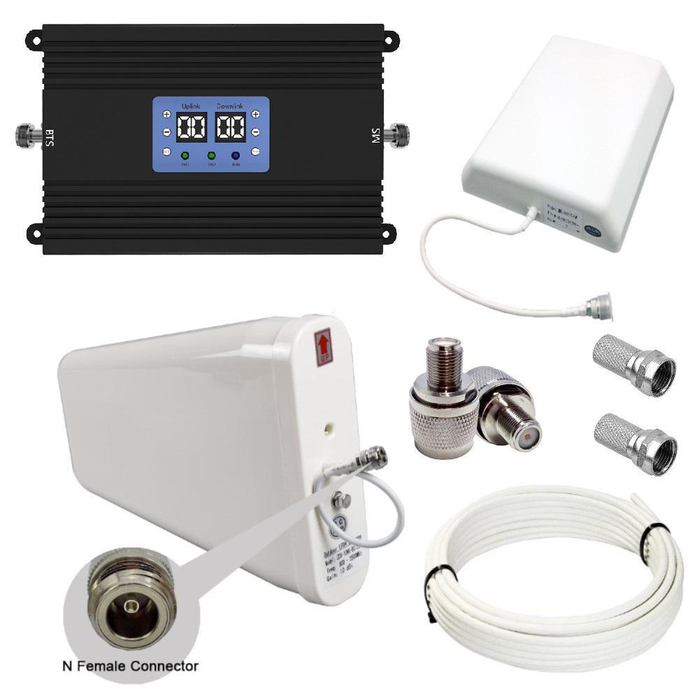 Репітер підсилювач мобільного зв'язку і інтернету Lintratek KW25A-GD GSM 2G 4G LTE 900 1800 МГц (10/8 дБі), фото 1