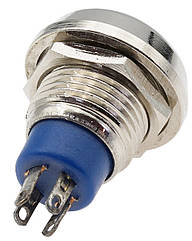 Кнопка антивандальная d18mm різьблення 12mm h20mm 4 контакти