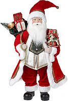 Мягкая игрушка "Санта с подарками и Лошадью" 60см, красный BKA